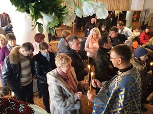На Київщині греко-католики провели благодійну акцію на підтримку сімей воїнів АТО